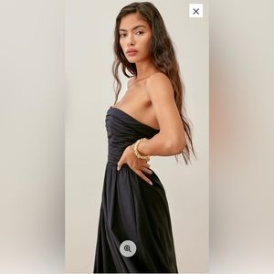 Reformation Lissa Dress in Black size 2